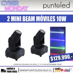 Pack 2 mini beam movil - Punto Led Chile - CYBERDAY