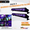 Barras UV 9x3w - Punto Led Chile