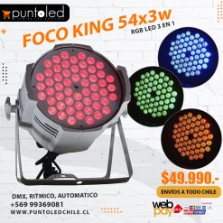 Foco King 54x3w - Punto Led