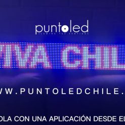 Letrero Led 130x20cm - Punto Led Chile