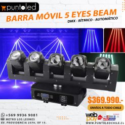 BARRA MOVIL 5 EYES BEAM 2025 PUNTO LED