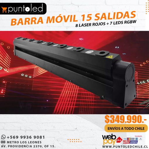 BARRA MOVIL 15 SALIDAS 2025 - PUNTO LED