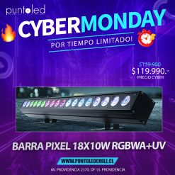Barra pixel 18x10w cybermonday 2026