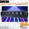Barra Laser 6 salidas rgb