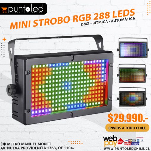 Mini strobo punto led chile