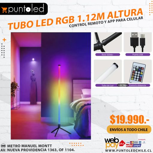 Tubo led punto led chile