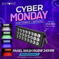 anel Wash 24x4w rgbw cybermonday punto led