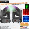 pack 2 beam 230w con anillo led