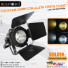 foco cob 200w con aleta corta flujo