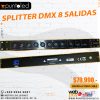 splitter dmx 8 salidas - punto led chile