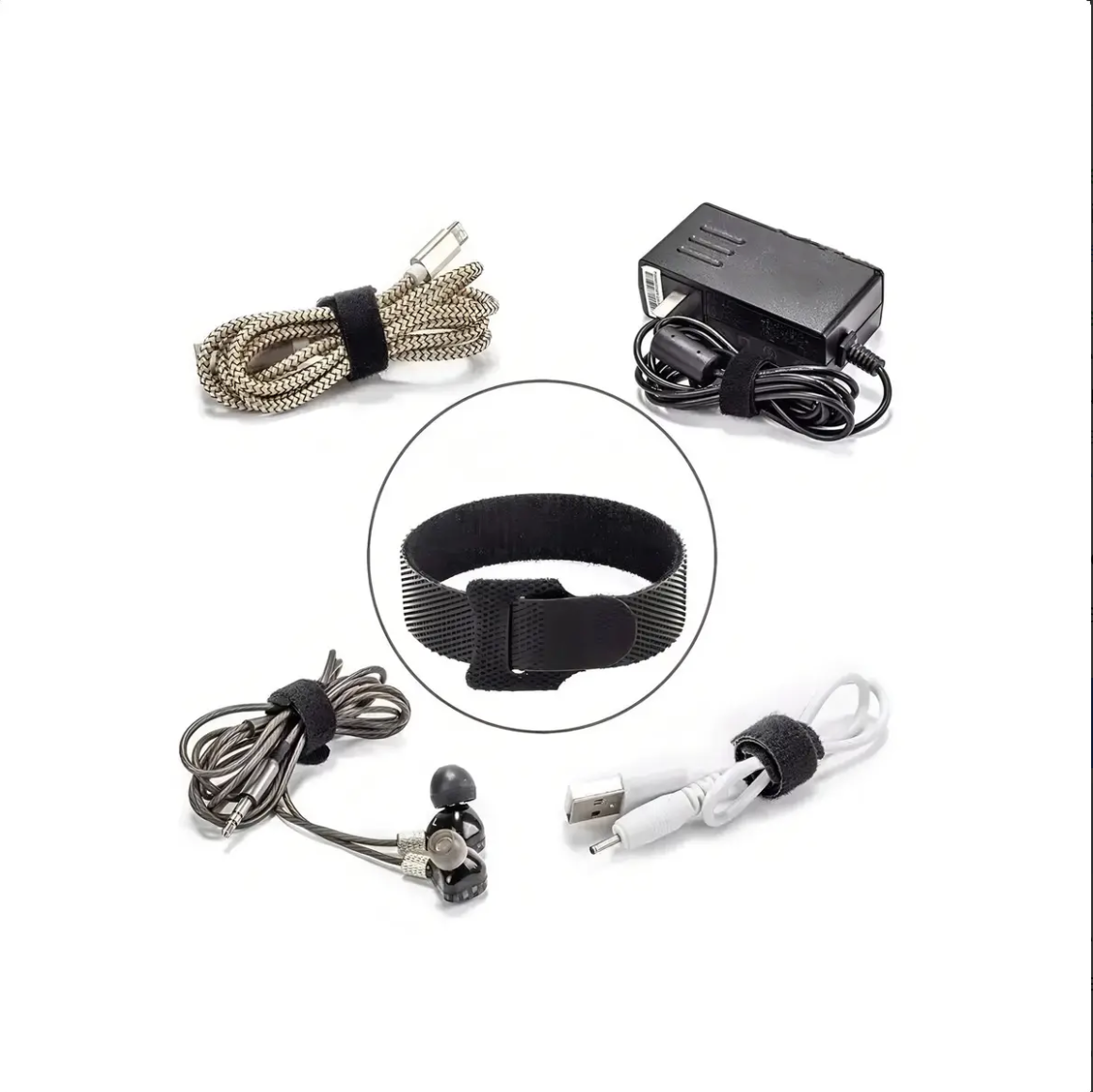 Pack 20 Amarras Velcro para Cables | Organización Profesional - Imagen 5